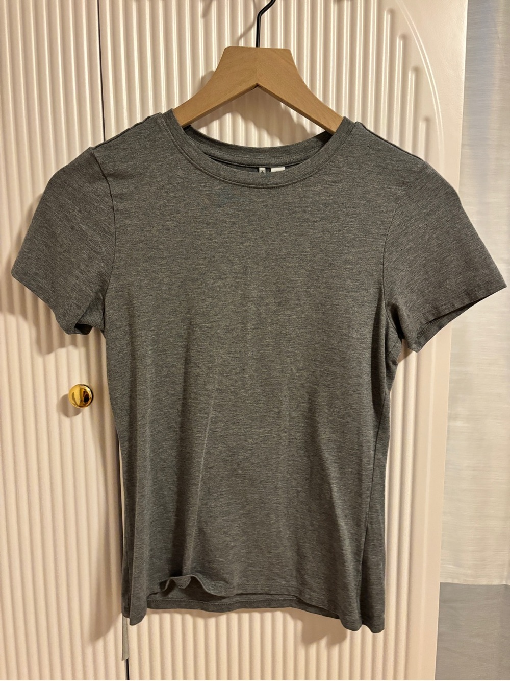 Nordstrom Heather Gray Short Sleeve Crew Neck Tee